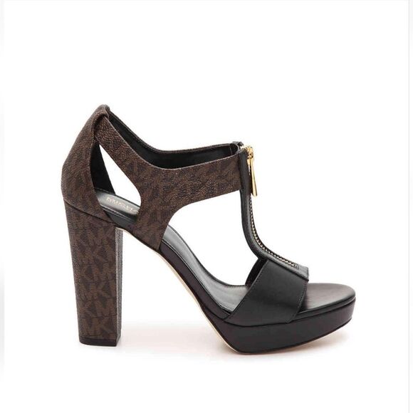 Michael Kors MK Logo Berkley Platform Sandal - Picture 3 of 12